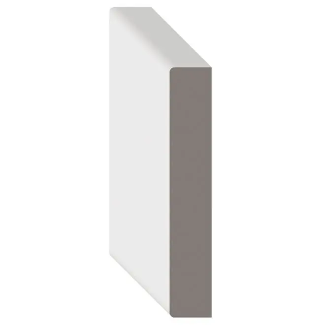 Square Baseboard MDF 11/16-in x 5 1/2-in x 16-ft - Image 2