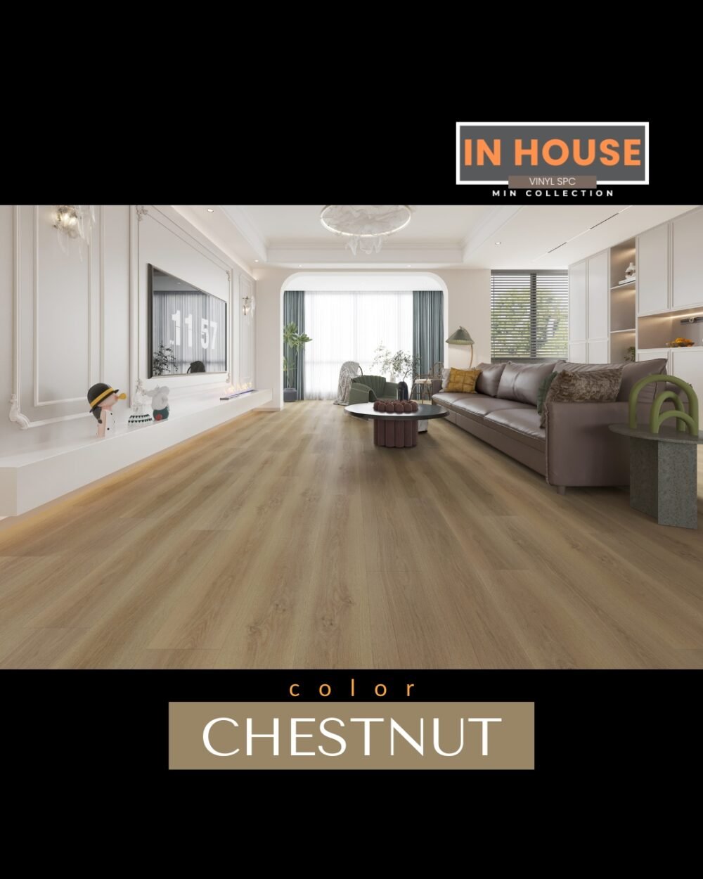 In House | SPC WP Collection 6mm | Chestnut |