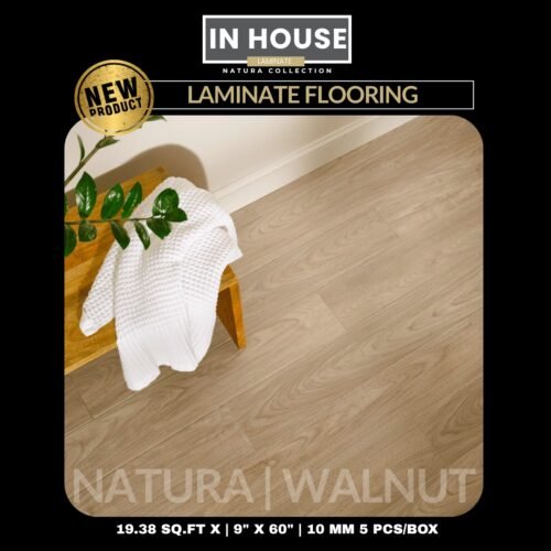 Laminate Flooring 10MM- Natura Walnut