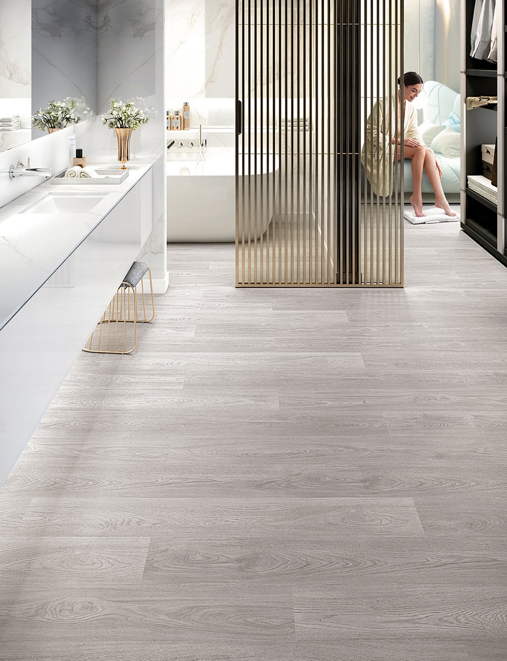 Laminate Flooring 8MM- Made in Spain. Kalmar Gris