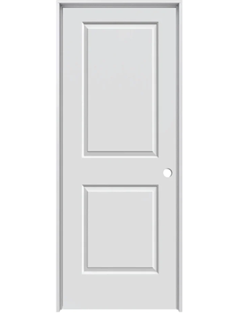 Prehung Door 2 Panel Primed Carrara