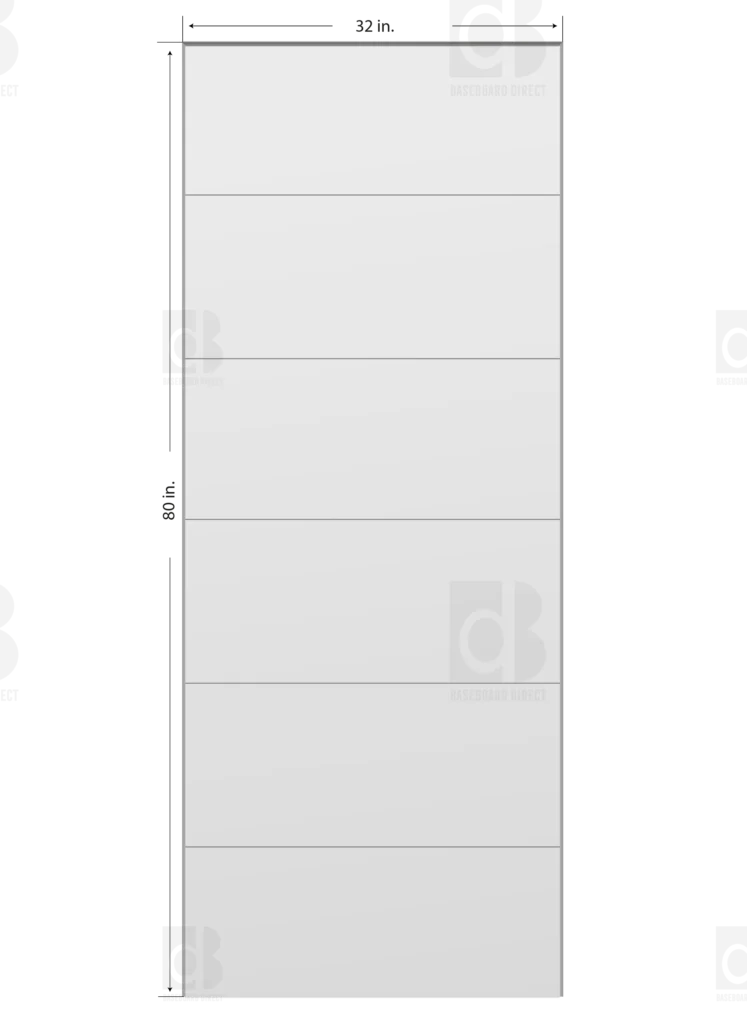 Melrose Primed Composite Hollow Core Interior Door Slab - Image 5