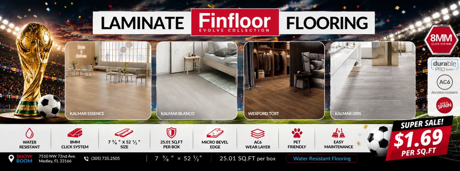 Laminado Finfloor 8MM