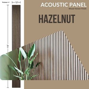 Laminwall | Acoustic Wall Panel | MDF Core | Wood Veneer | Hazelnut