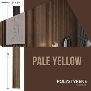 Laminwall | Wall Panel | PVC Core | Paper Film | Pale Yellow