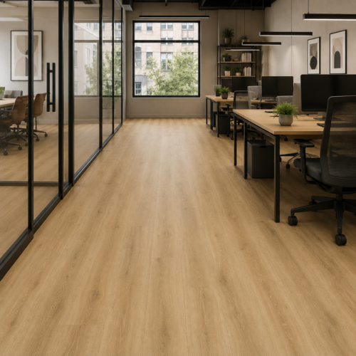 LVT Glue Down. Color: Autumn Oak 7.37" x 48.30"