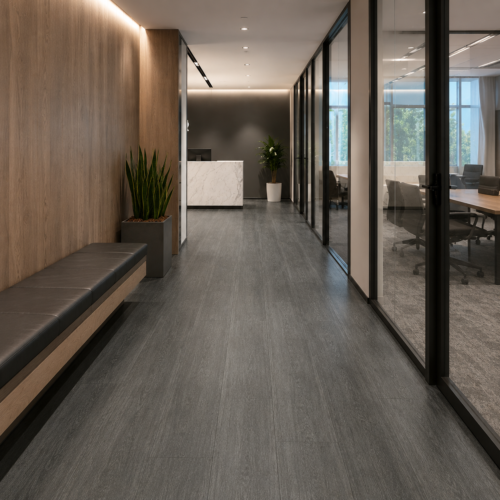 LVT Glue Down. Color: Tobacco Ash 7.37" x 48.30"